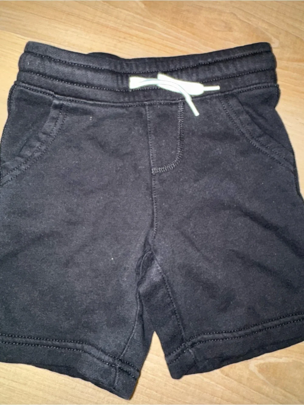 Old Navy Kids Pull-On Shorts in Black and Light Gray